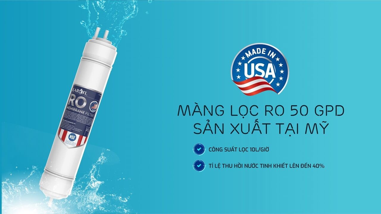 Máy lọc nước Karofi ERO100V